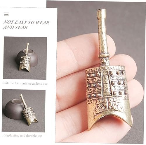 Miniatura 3 de IMIKEYA 3 uds Adornos de escritorio Campana de cabra Campana de metal para mascotas Campana Artesanía Campana Recepción Cena Servicio de mano