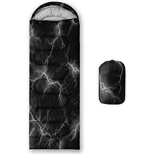 QOOMO Camping Sleeping Bags,3 Season Warm & Cool Weather,Lightweight,Waterproof Sleeping Bags for Adults & Kids,Traveling,and Outdoors,Camping Gear Equipment