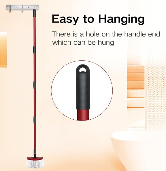 Handle Accessories Replacement for O-Ceda Spin Mop Four-Section Handle x1 pcs