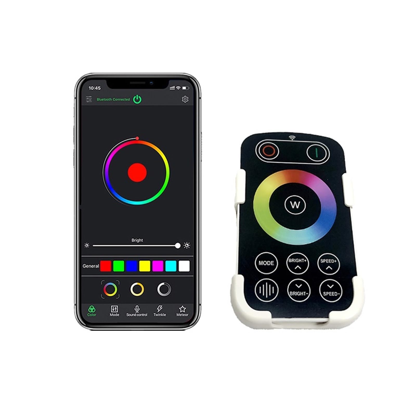 Lampa światłowodowa MAŁA 6W RGBW Pokój samochodowy Światła gwiezdne Zestawy sufitowe LED Optic Star, sterowanie światłowodem 3M Mobile WP Łatwe do ukrycia(300pcs 0.75mm 3M)