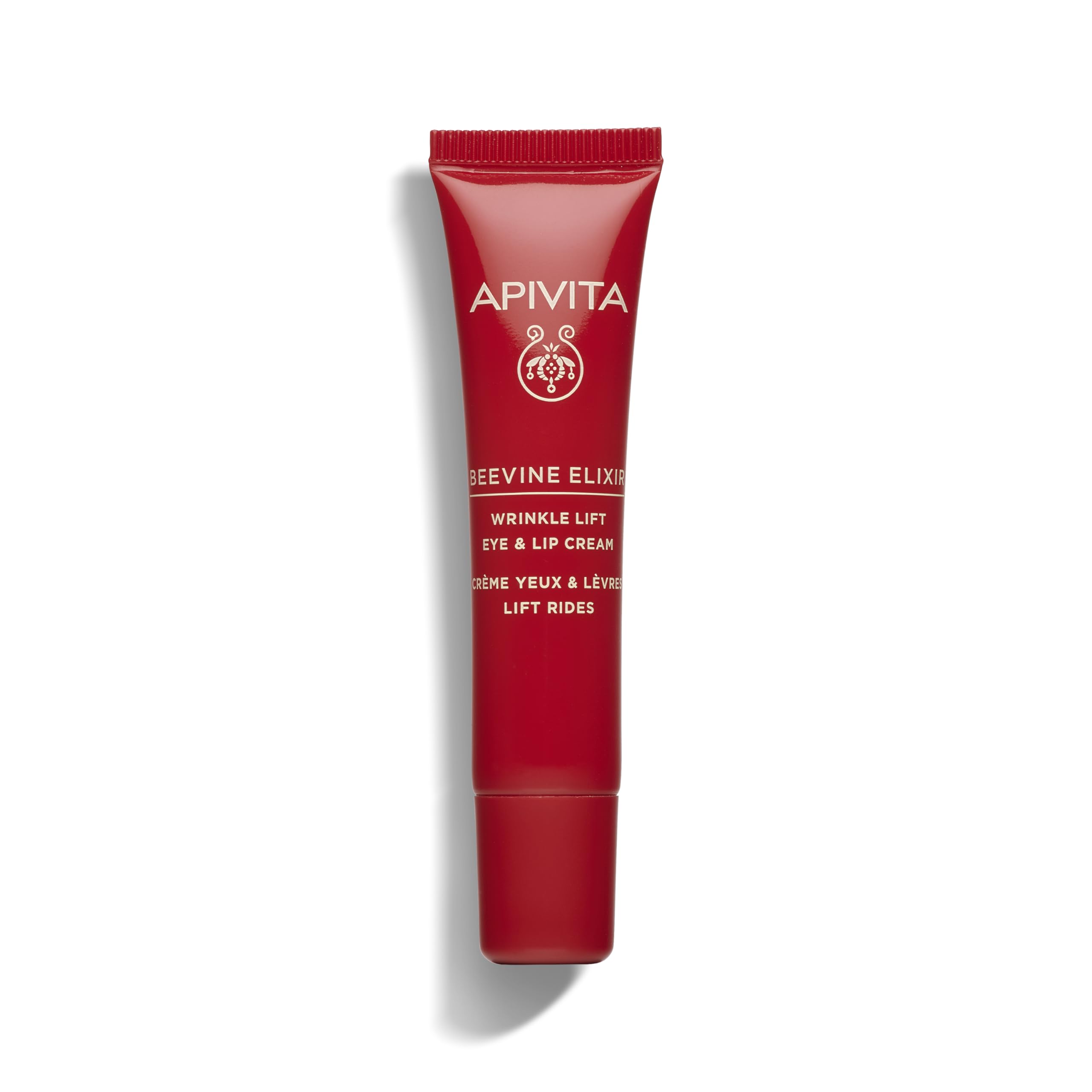 Apivita Women's Color19 Beevine Elixir Wrinkle Lift Eye & Lip Cream 15Ml - Antiaging Eye Cream With Propolis & Vine Polyphenols, Plant Collagen, Hyaluronic Acid - Fights Crow's Feet Wrinkles & Eye Puffiness