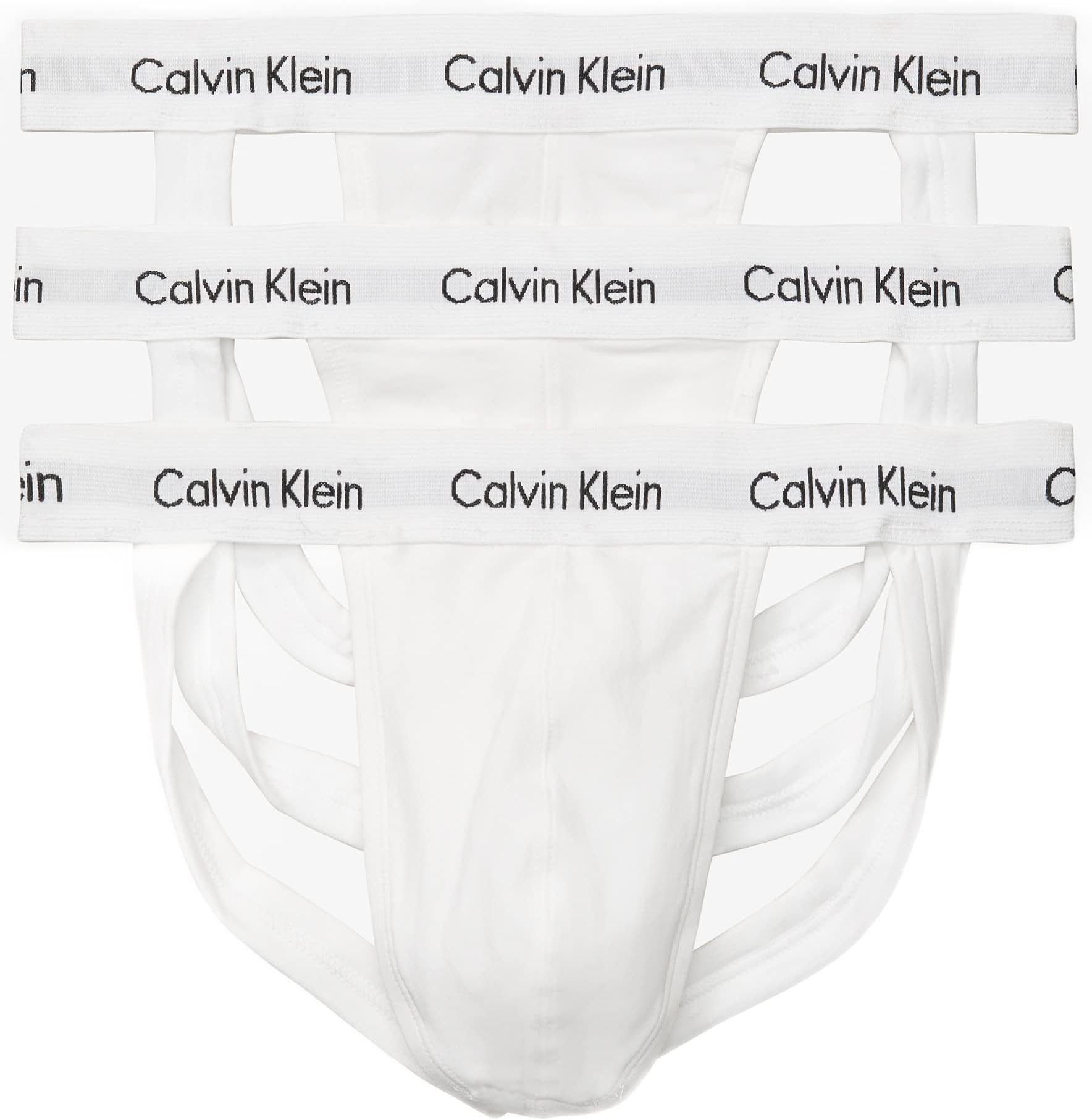 Calvin Klein Men's Cotton Stretch 3-Pack Jock Strap