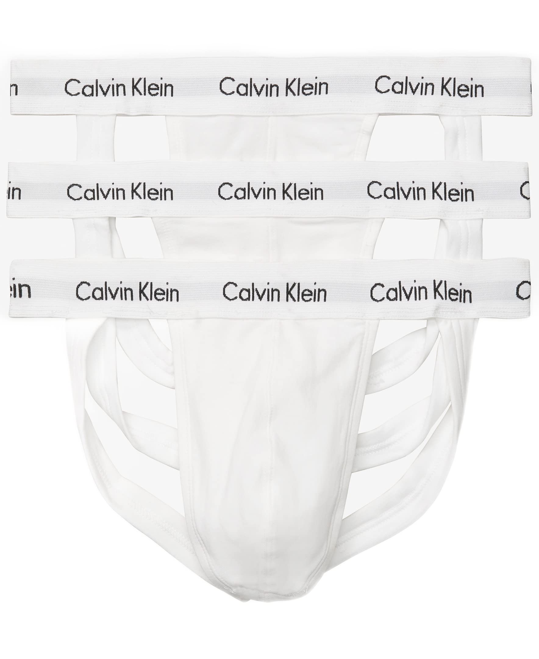 Calvin Klein Men's Cotton Stretch 3-Pack Jock Strap