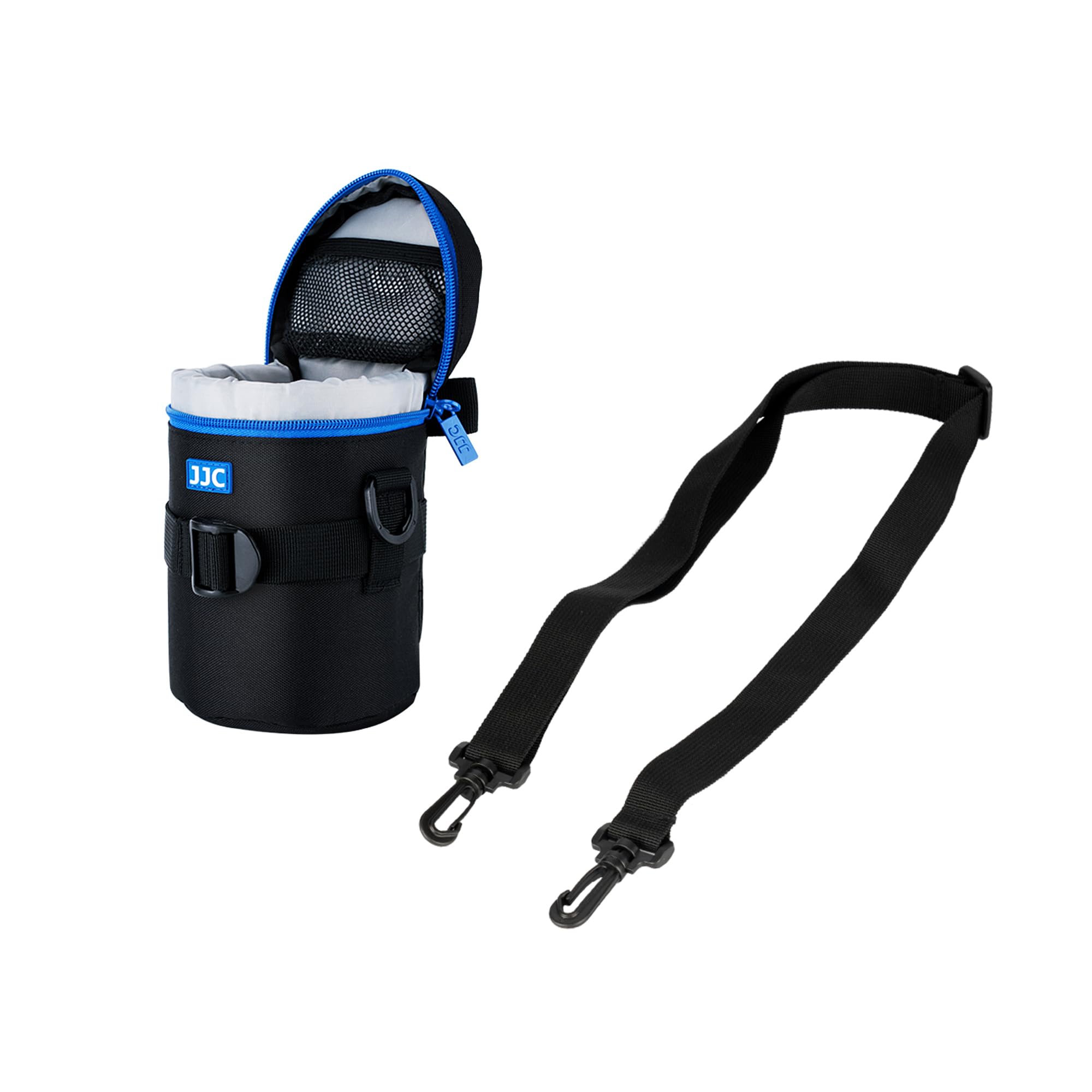 borsa anti umidità per lens con zipping e lucida finitura