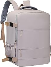 Cabin Luggage 40 x 30 x 20 cm Women's Travel Cabin Airplane Backpack Grey Easyjet 24L Cabin Large Hand Luggage Under Seat, Backpack for 15 Inch Laptop