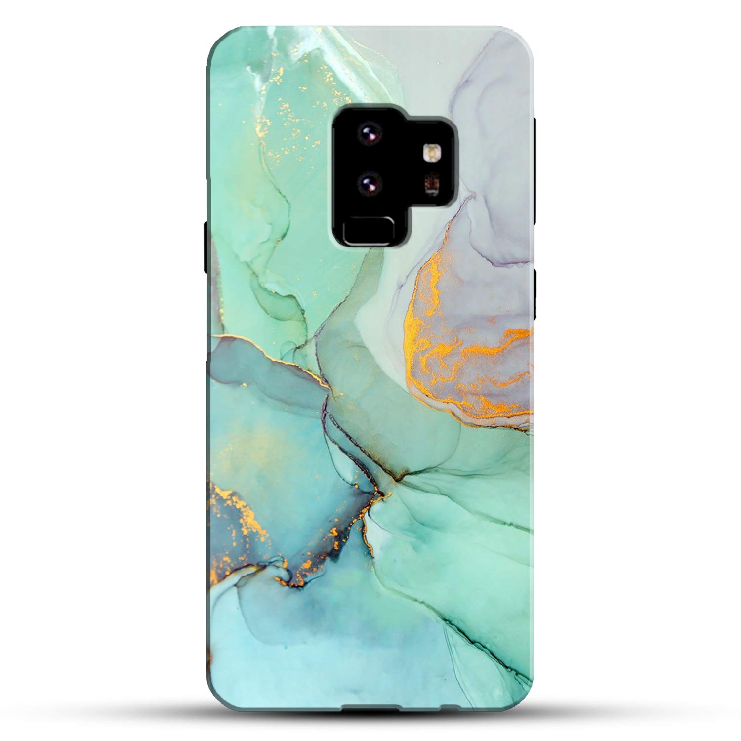 COLORflow Back Cover Compatible with Samsung Galaxy S9 Plus | Beautiful Green Marble | Designer Printed Hard CASE Bumper Back Cover (B08R9QZZRL) Amazon Price History, Amazon Price Tracker