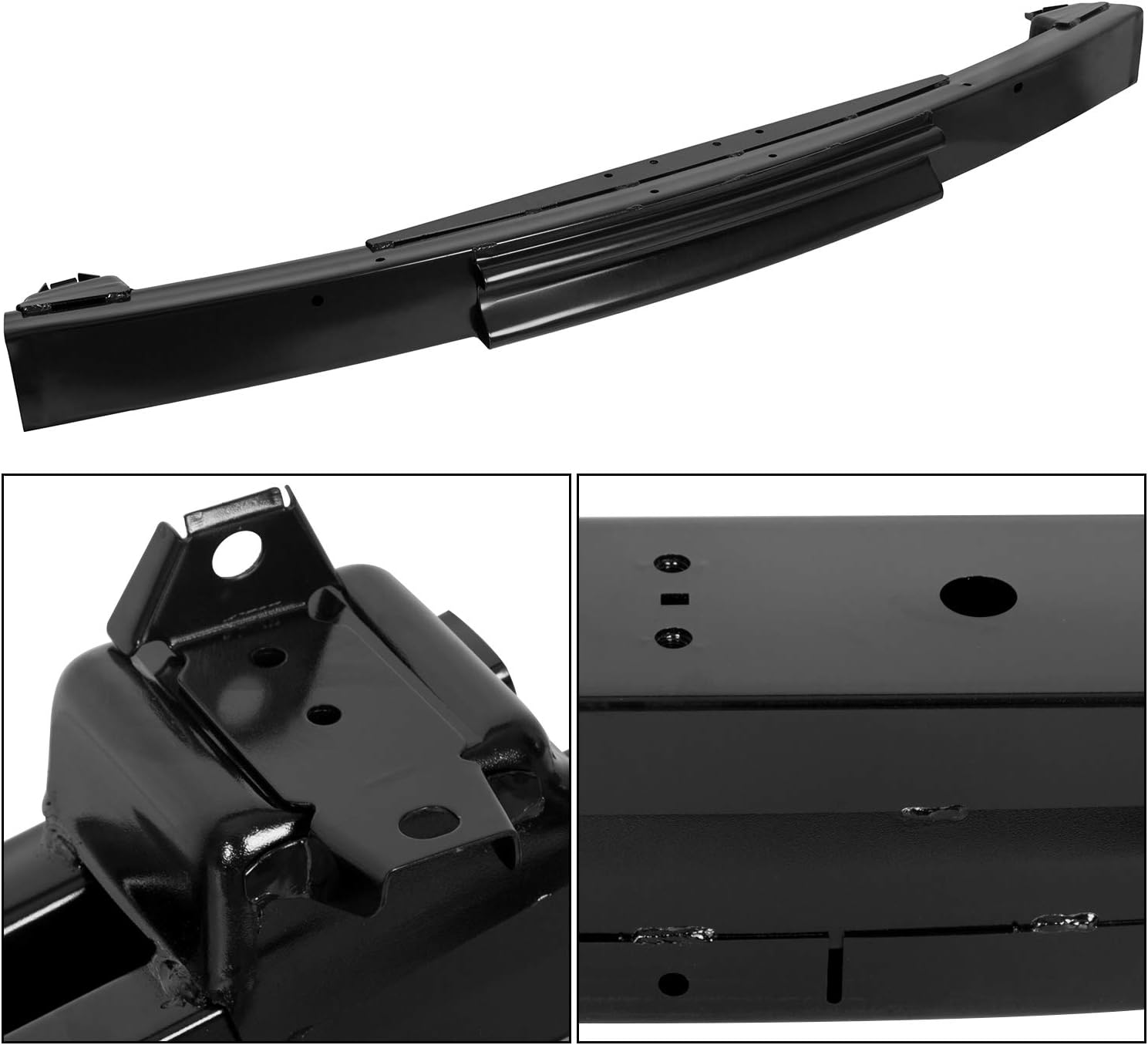 ECOTRIC Rear Bumper Reinforcement Compatible with 2003-2008 Honda Pilot Steel Replacement for HO1106159 71530S9VA00ZZ