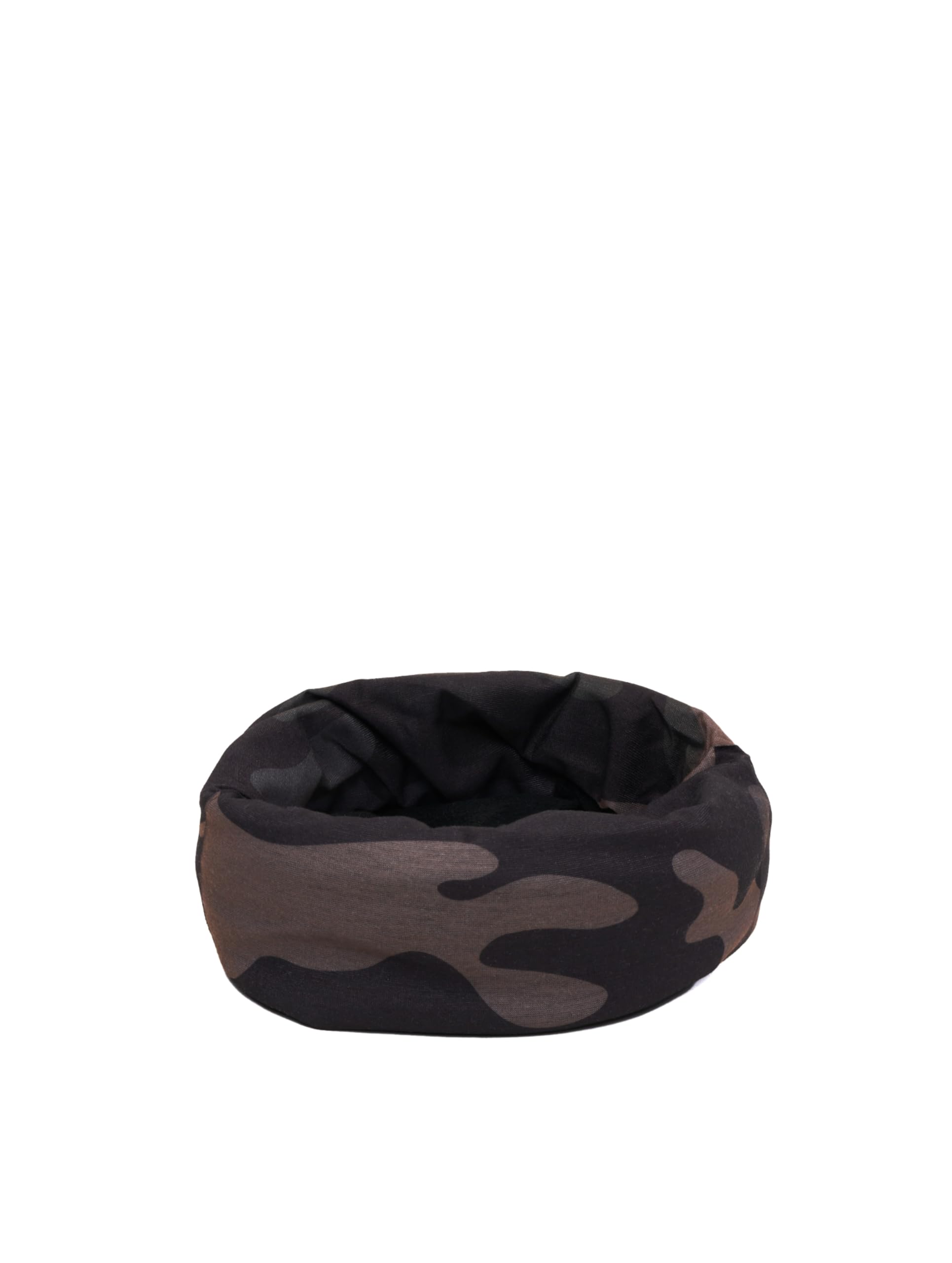Brandit Multifunctional Neck Gaiter Fleece Seamless Stretchy Winter Dark Camo