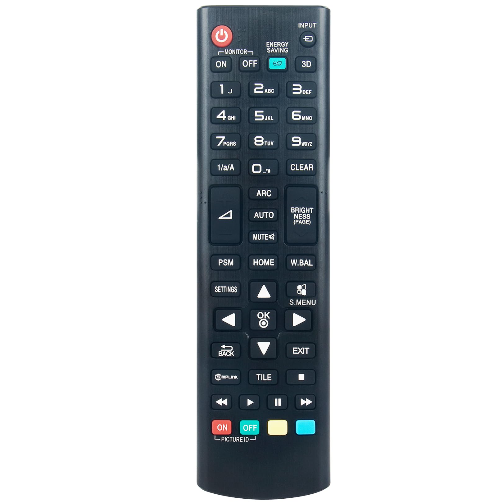 AKB75095362 AKB73975748 AKB74475496 Replace Remote Compatible with LG Digital Signage UH5B VM5B Series 65UH5B 55VH7B 55UH5B 55VM5B 49UH5B 55VM5B-B 55VM5B-B.AUS 55VM5B-A 55VH7B-B.AAU 55VH7B-B.AEK