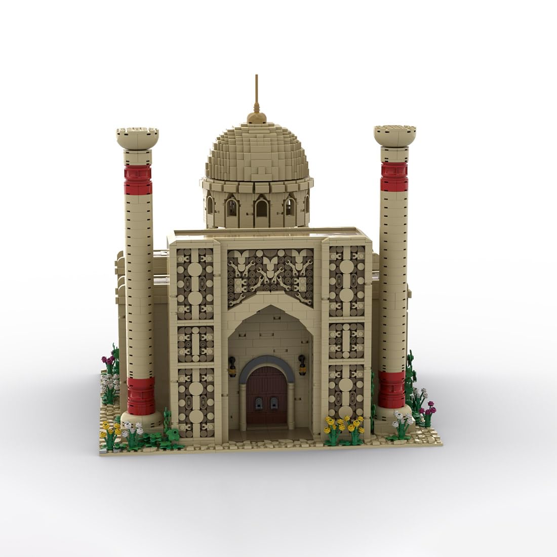 Mittelalterlicher Kirche Bausteine, 5601 Stück im nahöstlichen Stil Mittelalter Burg Klemmbausteine Haus Set für Erwachsene und Jugen, MOC-213366