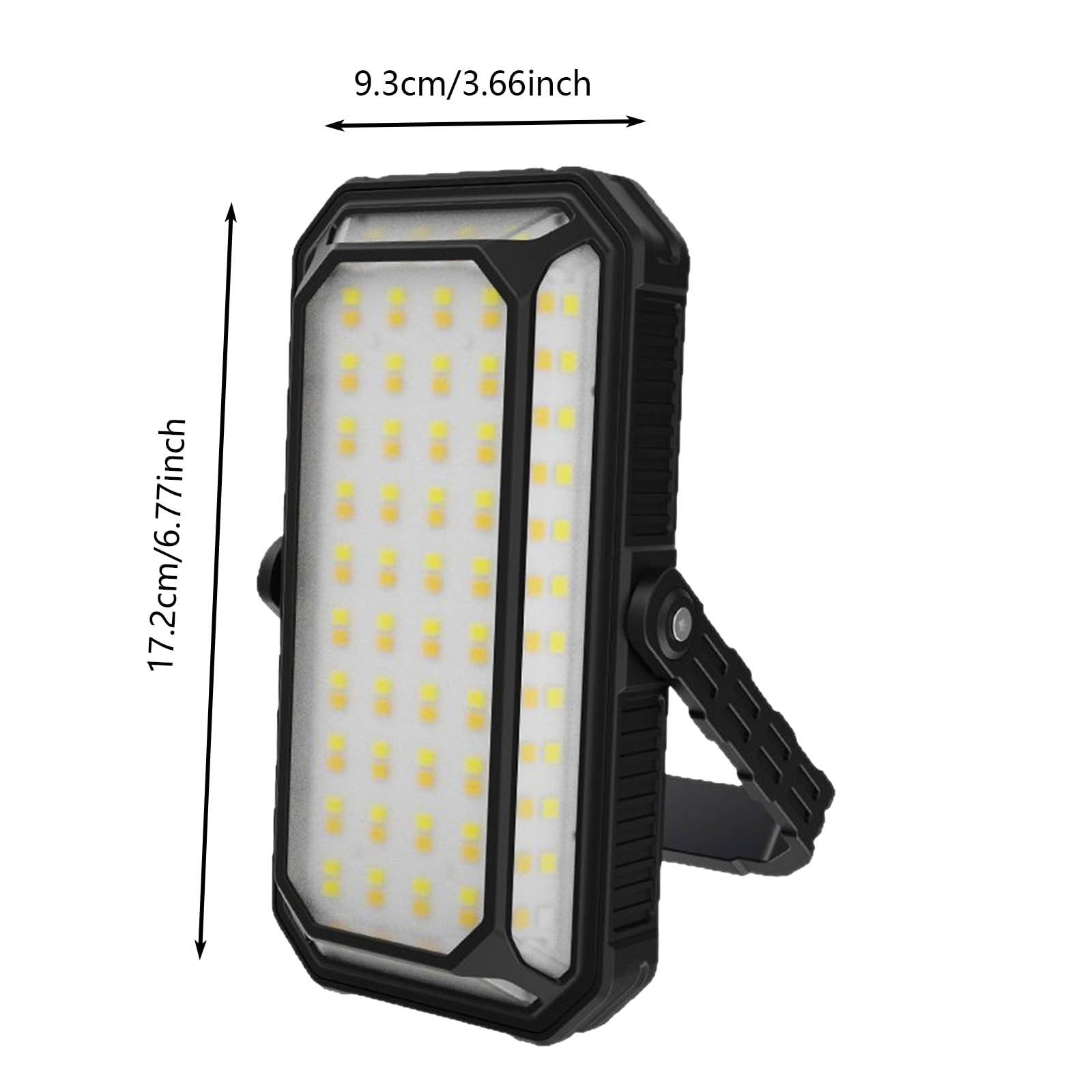 Lanterna da campeggio ricaricabile, 10000 mAh, dimmerabile, con 12 modalità, display LCD ad alta luminosità, luce tenda per interruzioni di corrente, uragano, escursionismo, pesce, emergenza