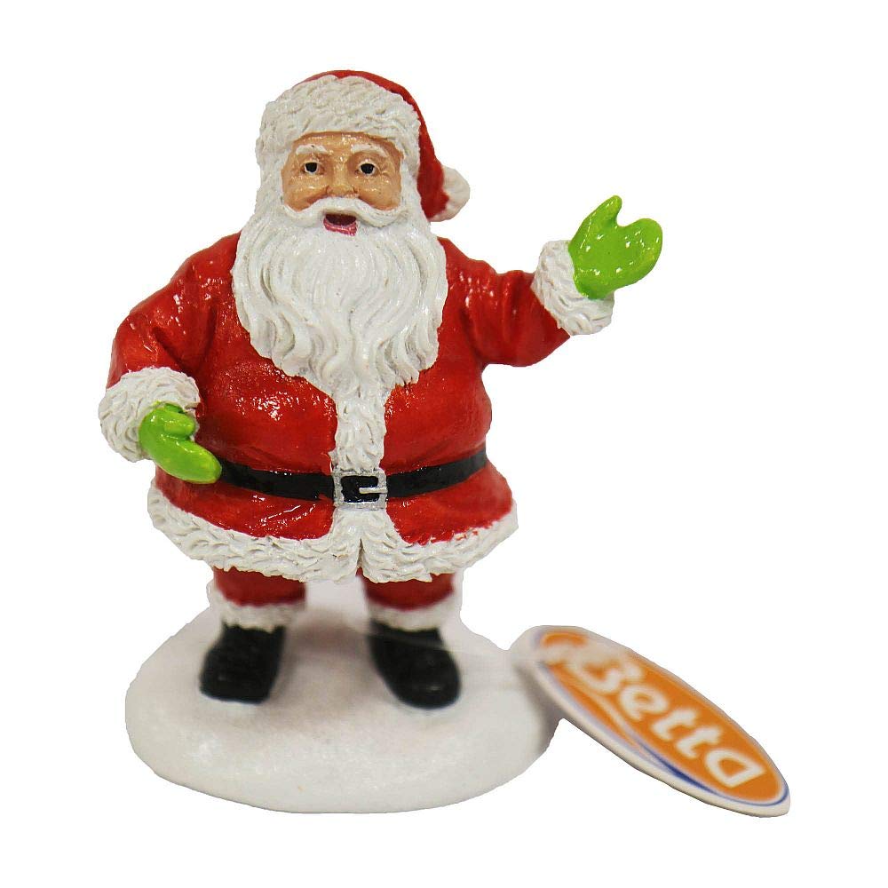 Betta Father Christmas Aquarium Ornament 6.5cm (l) x 4cm (w) x 9cm (h) MS996