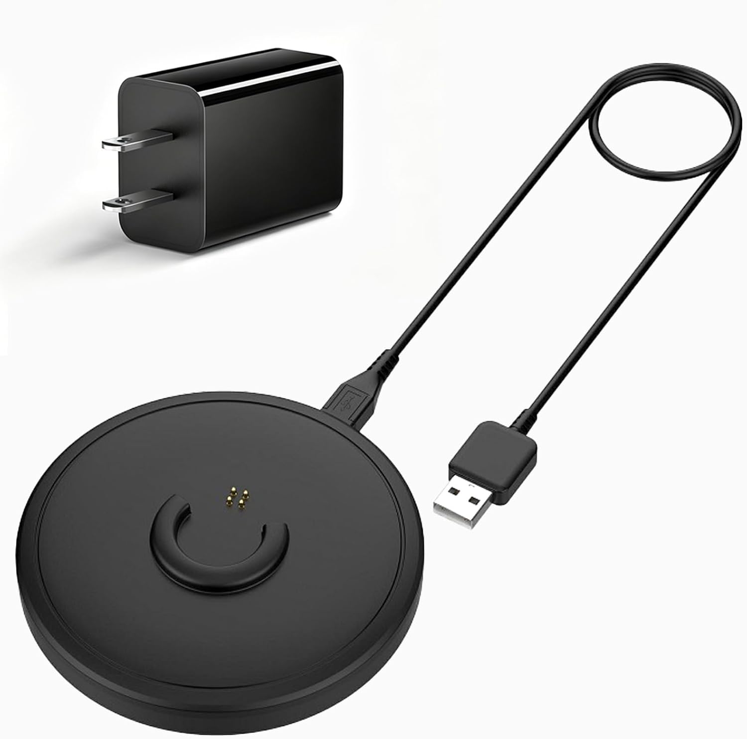 Charging Dock for Bose SoundLink Revolve, Black USB Charging Cradle with 3.3ft Cable, Compatible with Revolve and Revolve+ Series II Speakers (Black)