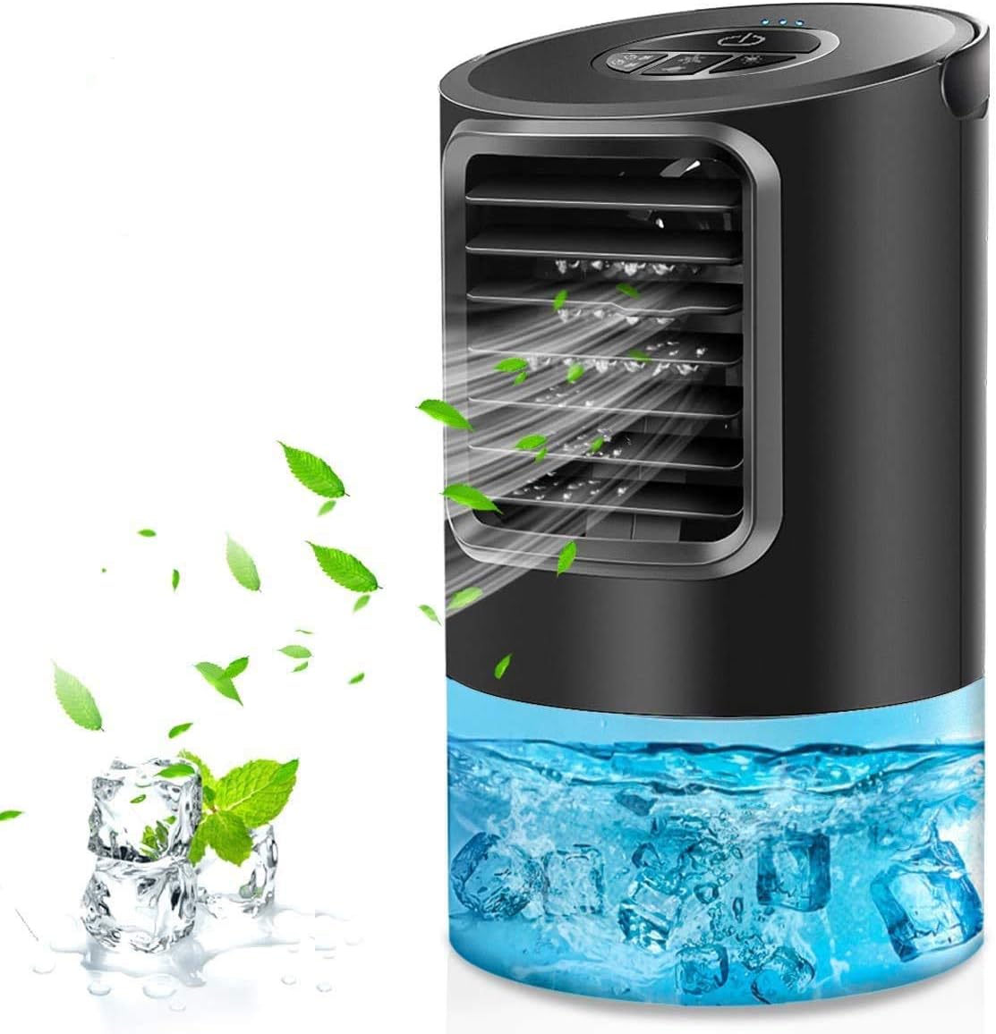 Battery Operated Clip on Fan, Portable Baby Stroller Fan with Timer, 4 Speed Quiet Personal Cooling Mini Desk Fans, 4400mAh USB Rechargeable Small Hanging Fans for Camping Gym Car Travel Home Office