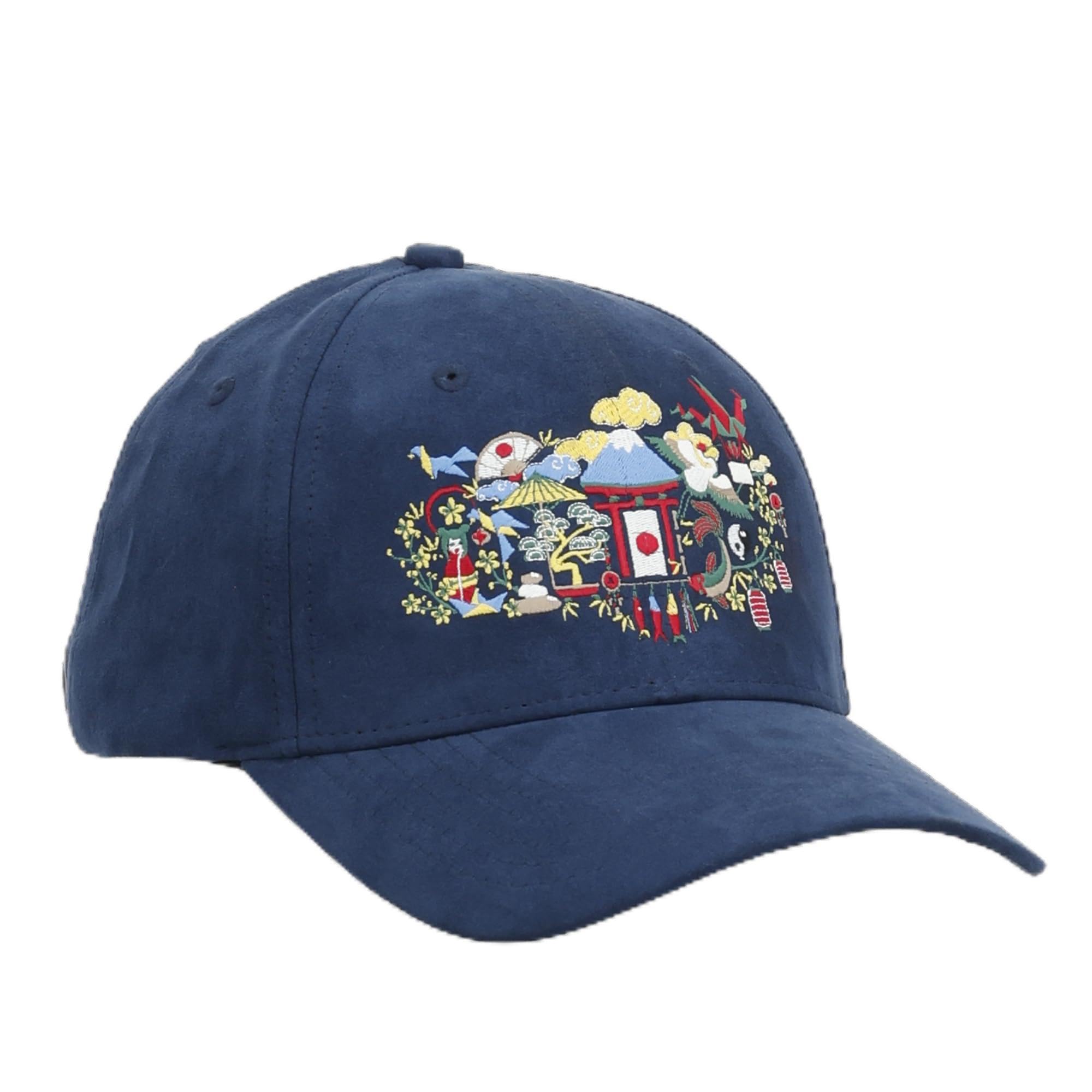 999TEE Shibui Suede Cap – Premium Suede 6-Panel Baseball, Curved Brim, Adjustable Unisex Minimal Streetwear Cap Blue