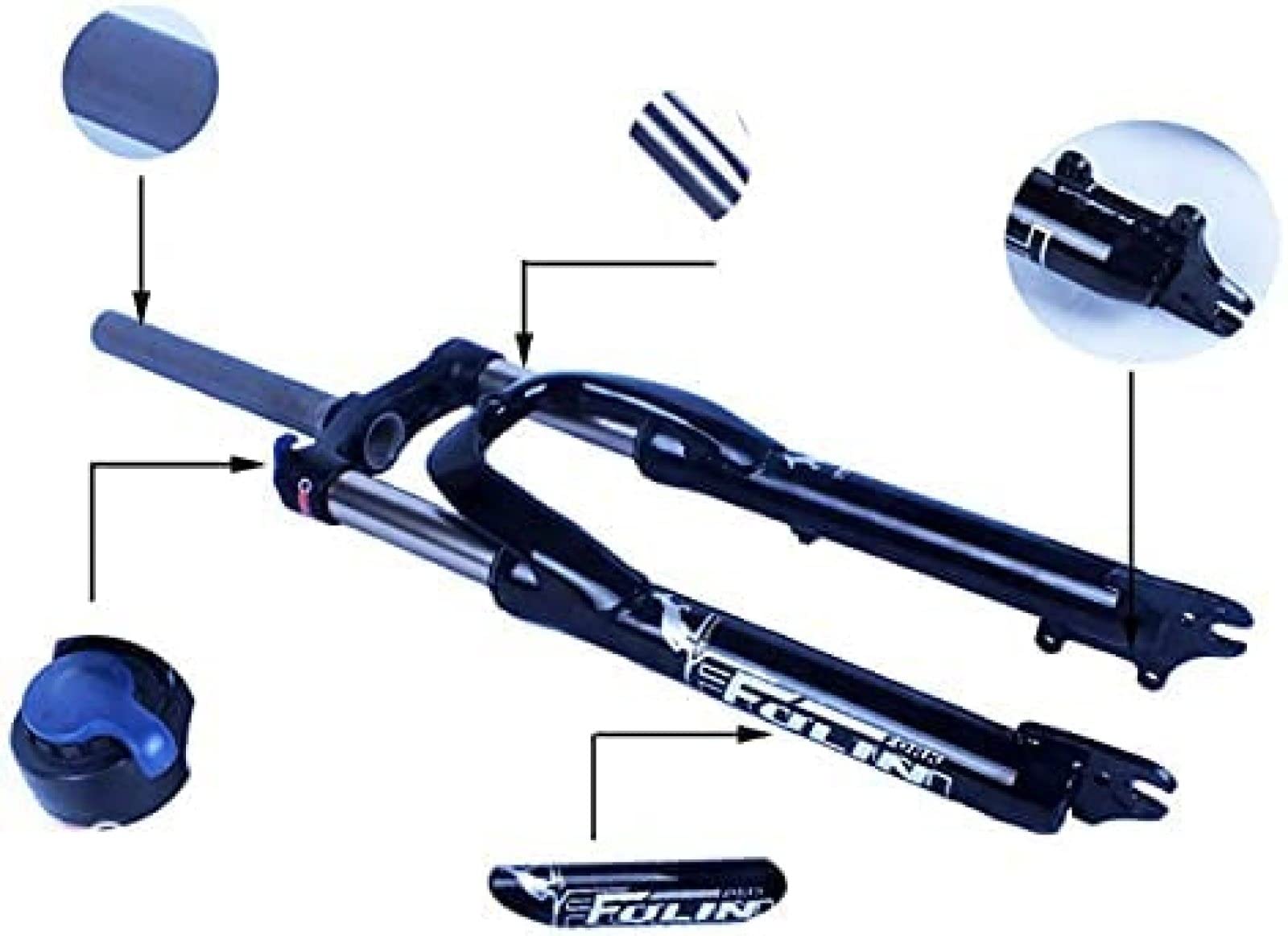 26 27.5 29 Inch Mountainbike Verende Vork Reizen 100mm