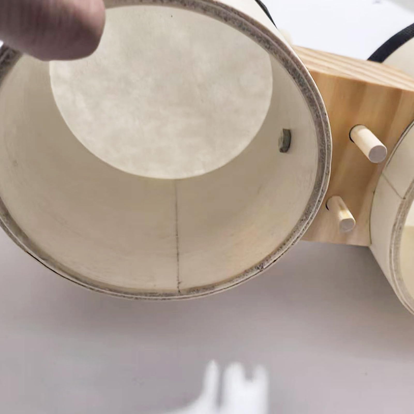 Tamburo musicale per bambini,Strumento Musicale Educativo Realistico - Tamburo Giocattolo per Imparare la Musica,per Bambini e Bambine 2-4 Anni, Principianti, Musica in Soggiorno, Feste e Palco