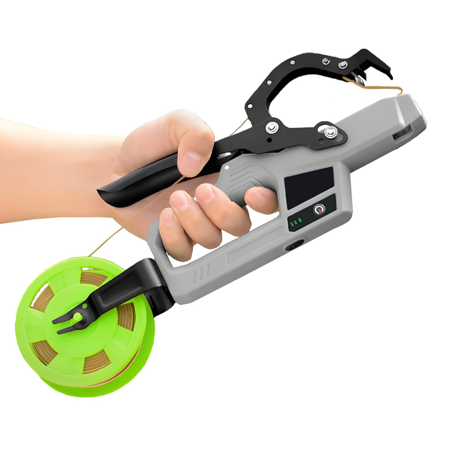 BANGBANGJI Herramienta para Atar Plantas, Herramienta rápida con Cinta, Pistola para Atar Plantas en viñedos, hasta 6000 Veces, con 2 Cintas de unión, para Uvas, frambuesas y Tomates