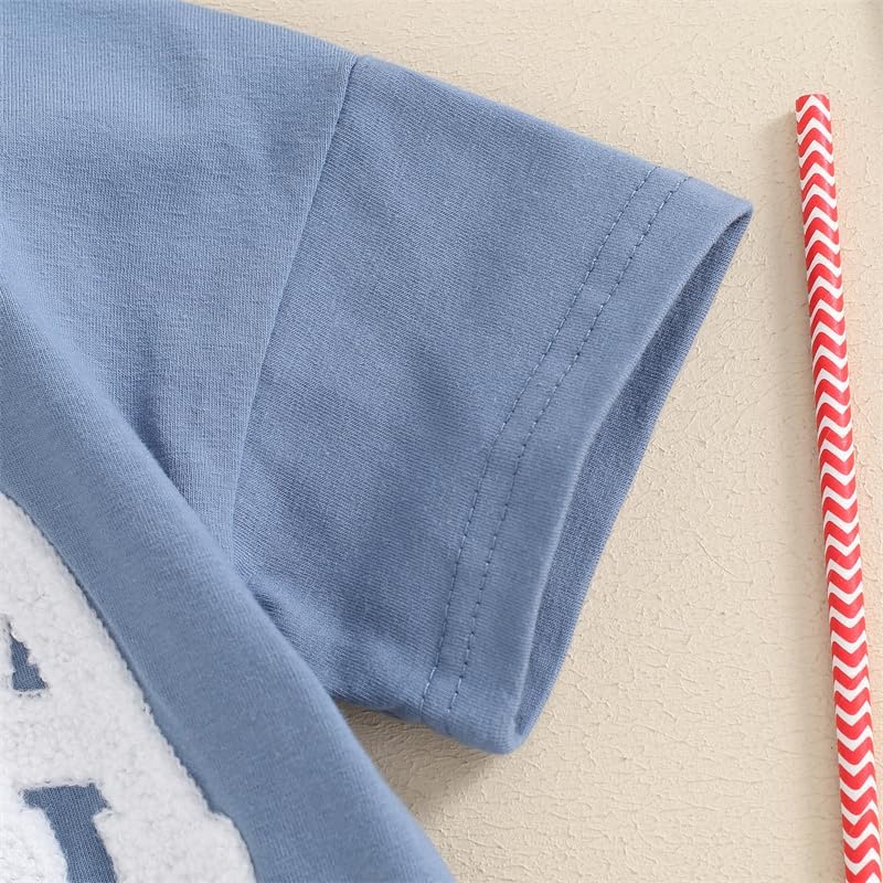 Newborn 4th of July Outfit Boy Girl Baby USA Romper American Flag Bodysuit Shirt Infant Fourth of July Clothes - Image 6