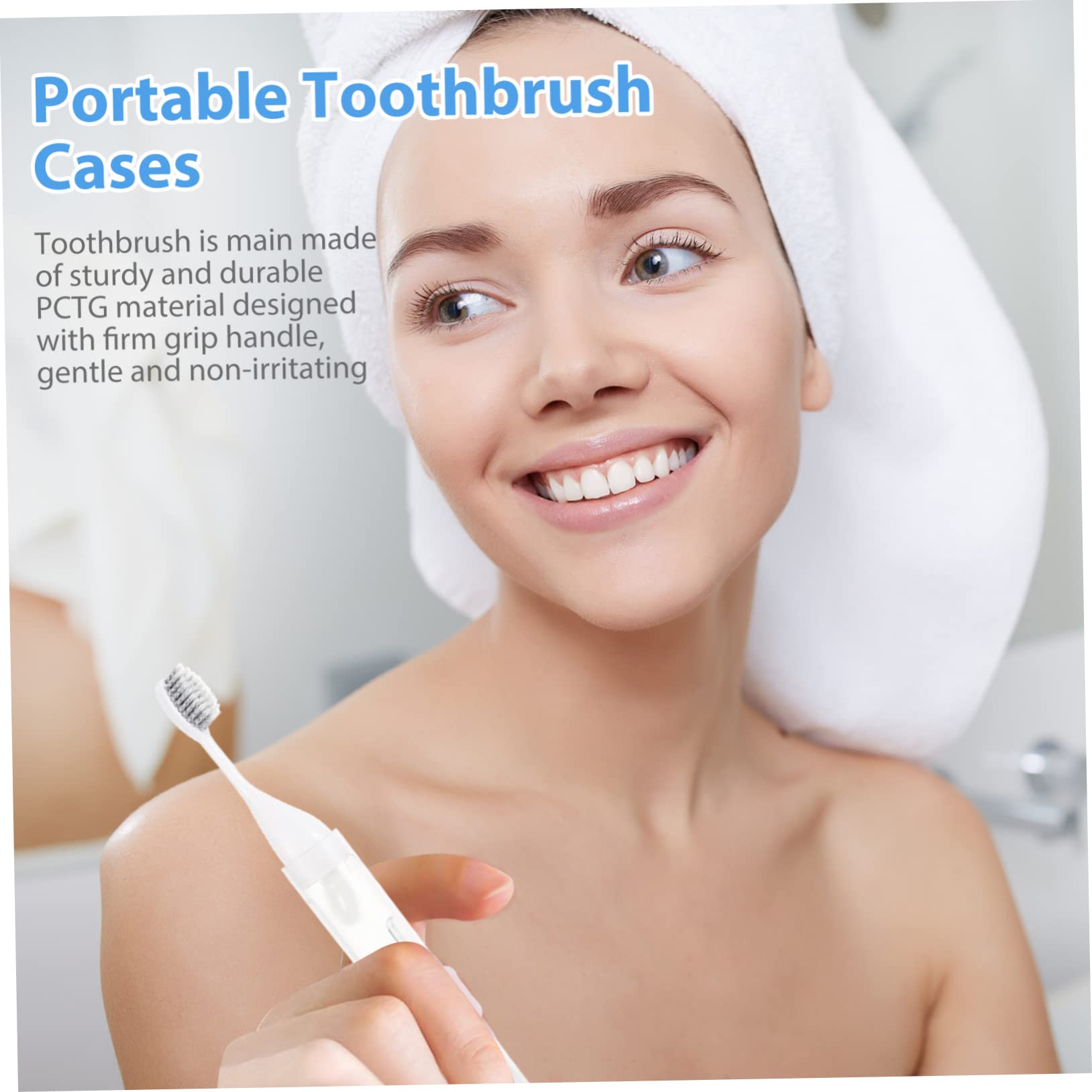 VALICLUD Set Da 3 Pezzi Per Spazzolino Da Denti Dentifricio Spazzolino Da Denti Custodia Da Viaggio Per Spazzolino Da Denti Essenziale Da Viaggio Porta Spazzolino Da Viaggio