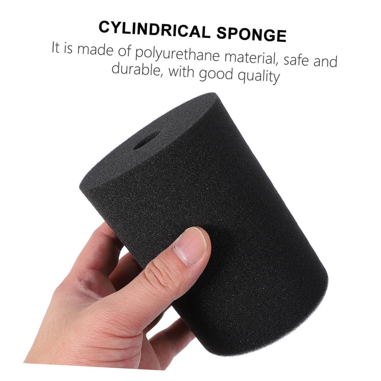 IWOWHERO Smooth Surface Tumbler Turner Sponges 6 Pack of Round Sponges Non-Scratch for Cup Turner DIY Supplies