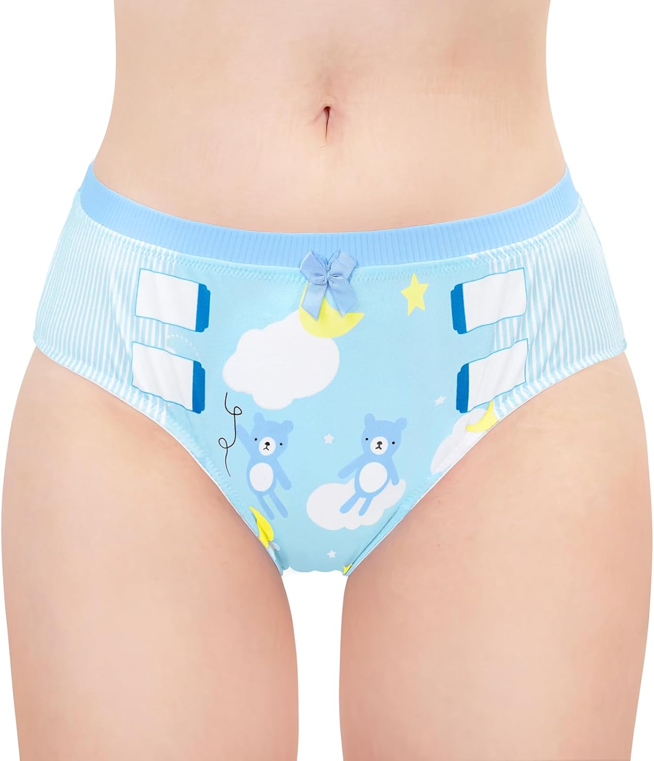 Littleforbig Women's Silky Soft Underwear Hipster Briefs Babydoll Little Dreamers 'Oopsie' Potty Pants