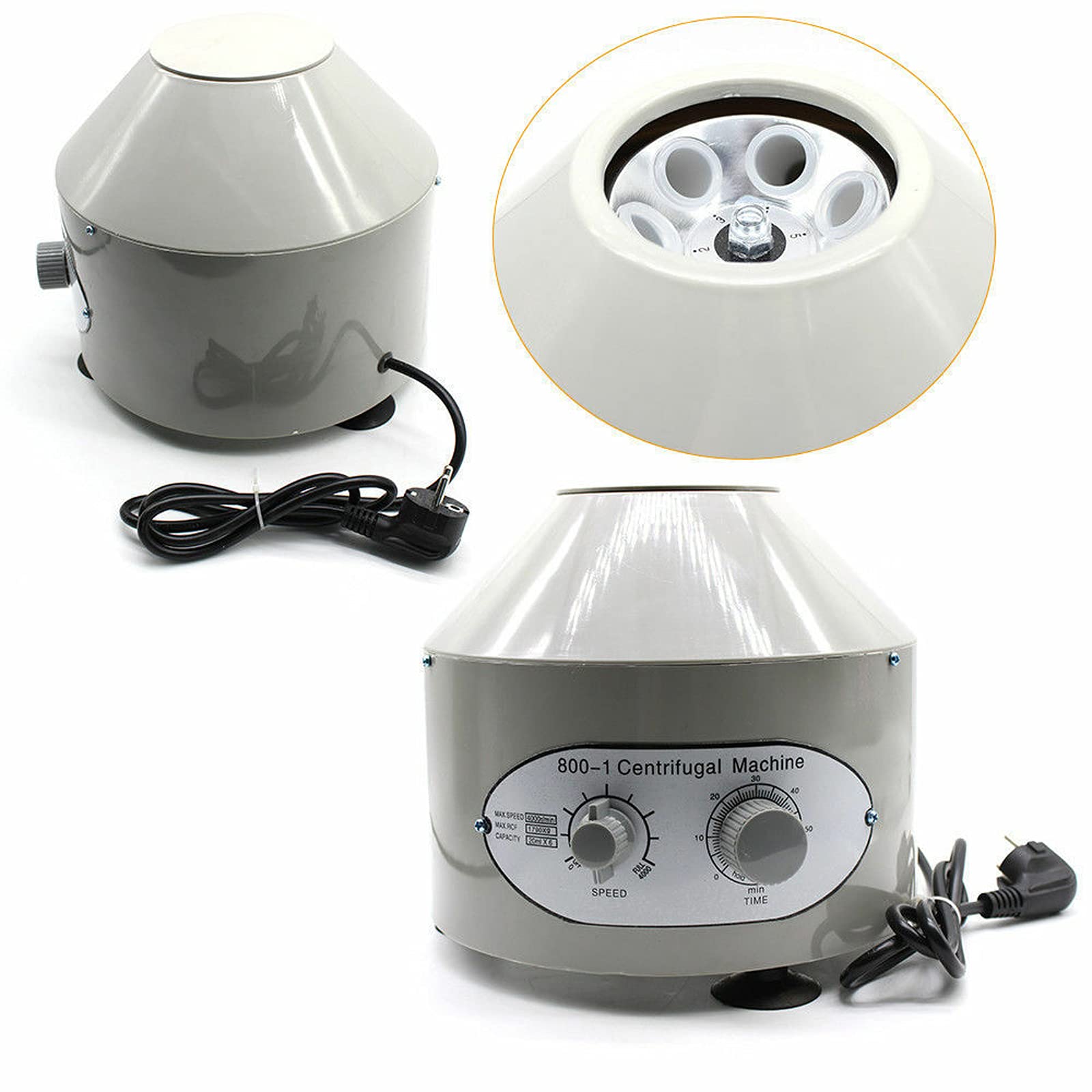 SHZICMY Centrifuga da laboratorio centrifuga da tavolo, 20 ml x 6, 4000 giri/min, centrifuga elettrica, centrifuga da laboratorio, 220 V, 25 W