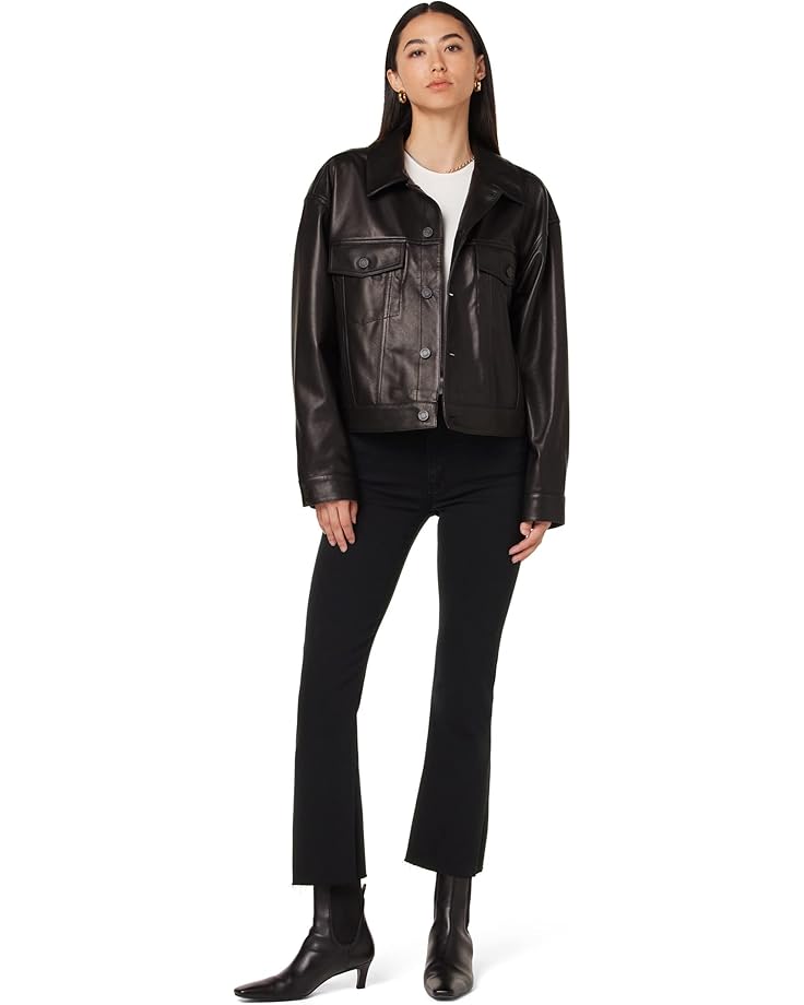 Hudson Jeans Barbara HighRise Bootcut Crop in Black 6pm