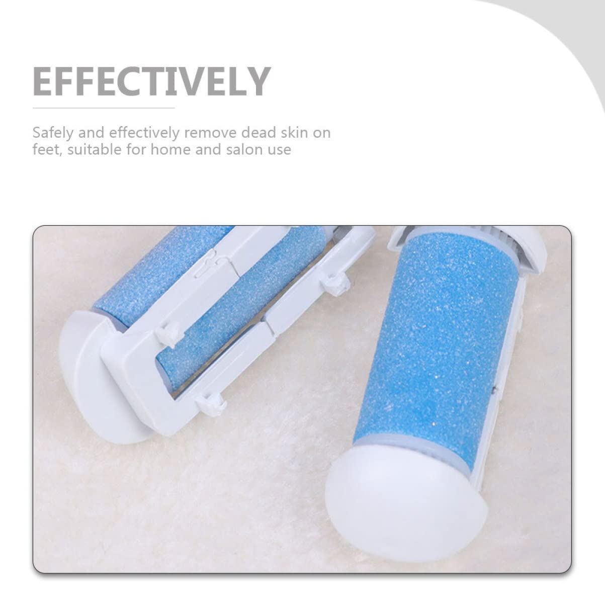 FRCOLOR Lot De 3 Abrasifs De Rechange Pour Pieds 8 Pièces X 3