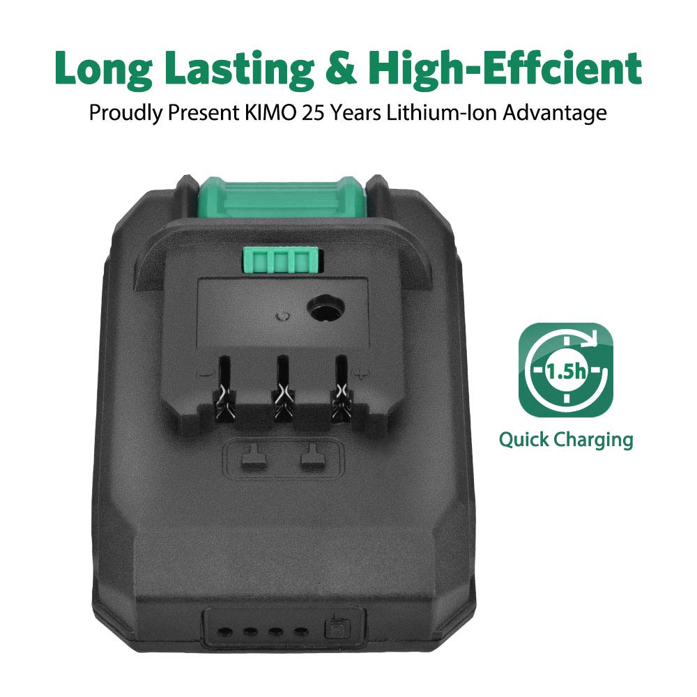 Buy KIMO 20V MAX LithiumIon Battery 2.0Ah Long Life Battery Compatible