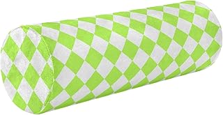 aidingzhi Buffalo - Almohada redonda para yoga, meditación, color amarillo, verde, blanco, con cremallera