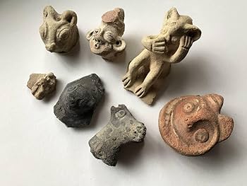 Amazon.co.jp: プレインカコレクション⑥チャンカイ土器猿等小破片7点