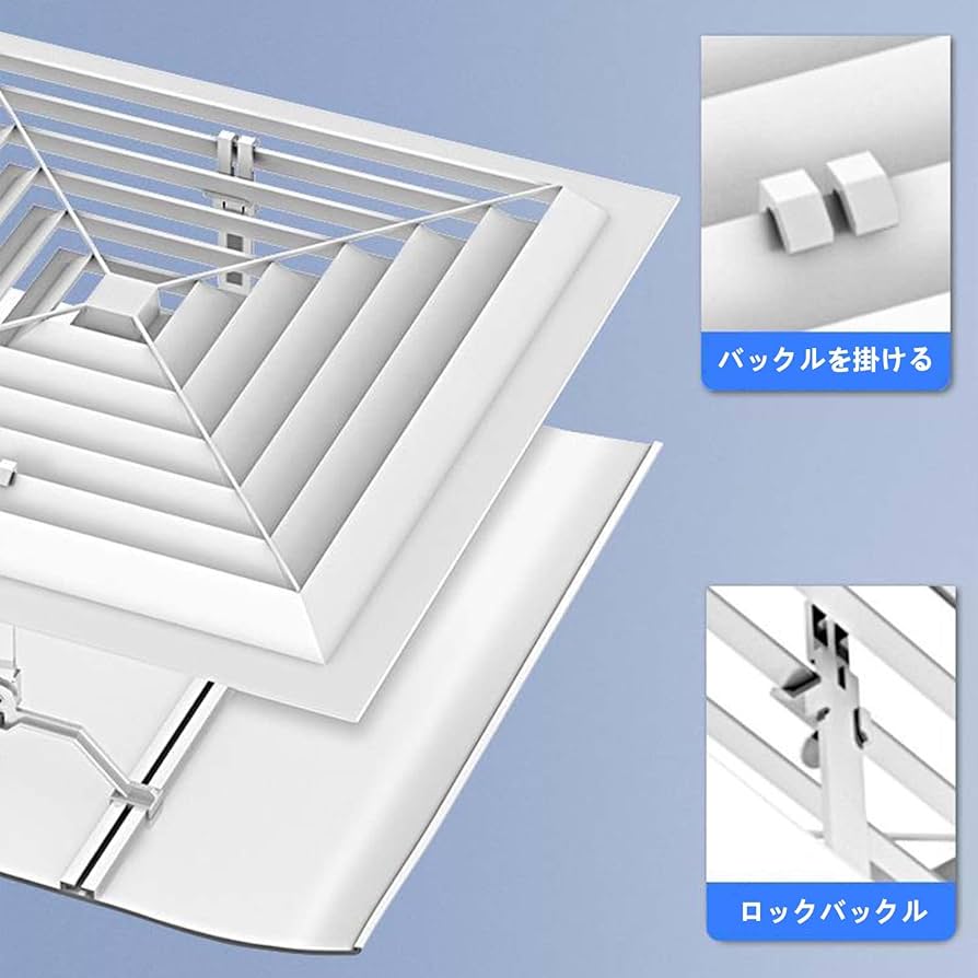 Amazon.co.jp: TAKEYエアコン風よけ、天井通気口用エア