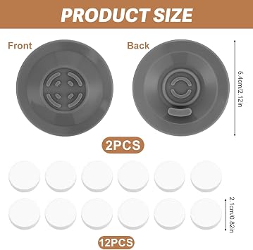 2Pcs Cleaning Disc & 12pcs Cleaning Tablets Compatible with Ninja Luxe