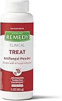 Medline Remedy Phytoplex Antifungal Powder with 2% Miconazole Nitrate - Talc-Free Athlete's Foot, Jock Itch Relief, 3oz