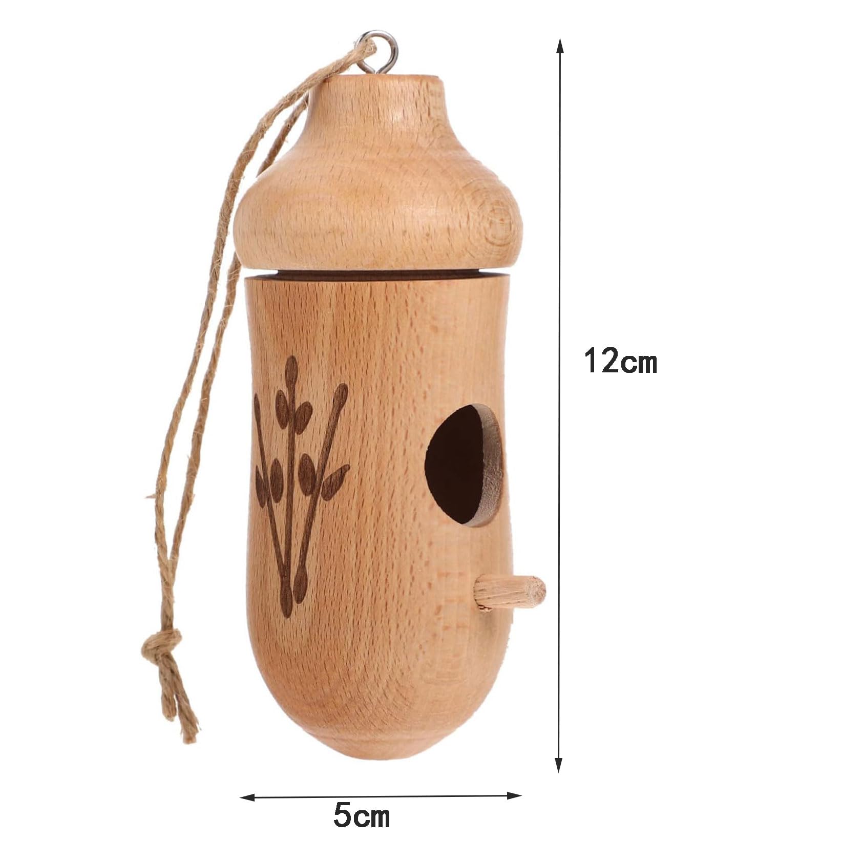 1pc Holz Vogel Feeder Tauben Beweis Hängen Kolibri Feeder Automatische Vogel Feeder für Außerhalb Garten Hof Dekoration