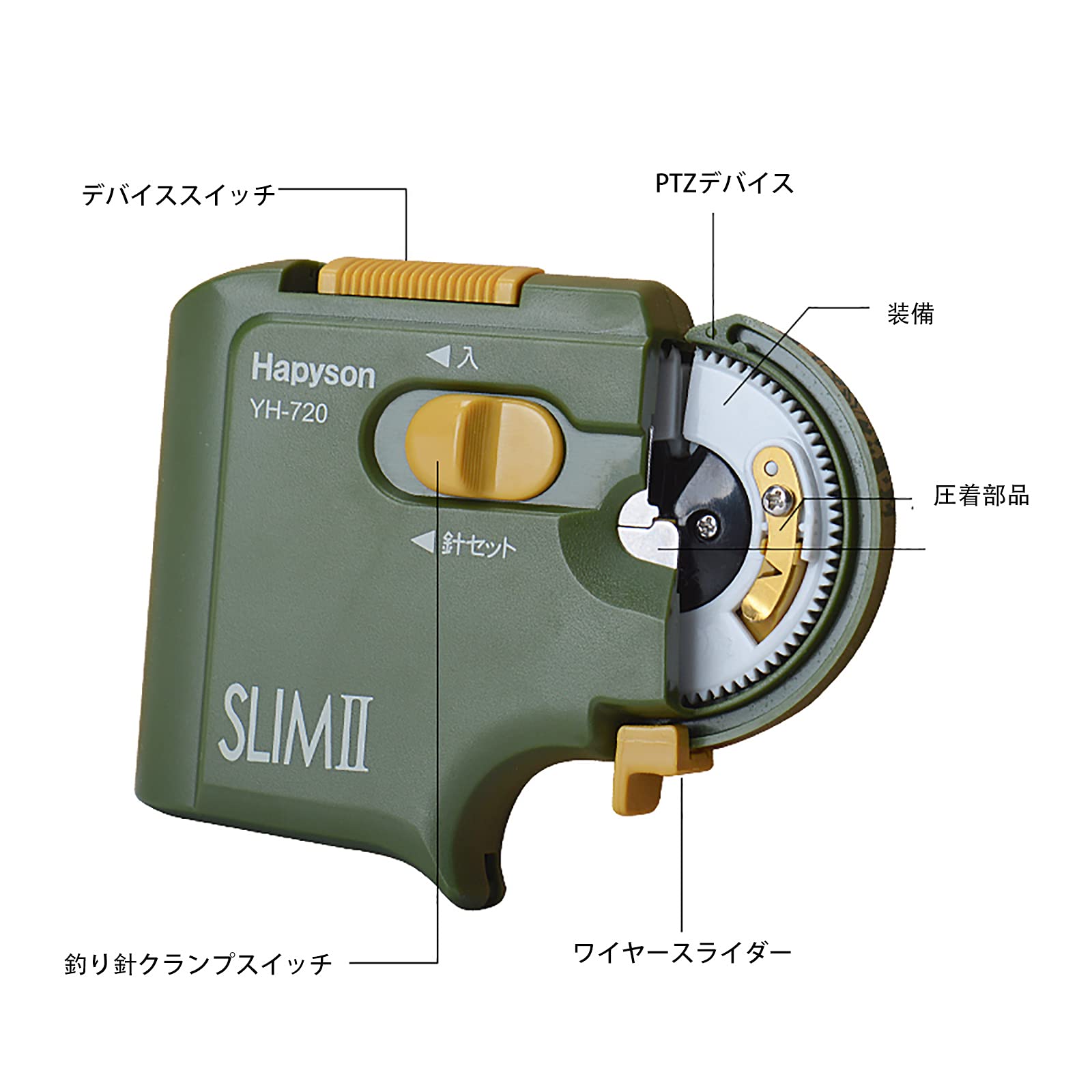Amazon | shangjin 針結び器 自動結び器 乾電池式 薄型針結び器 ABS製