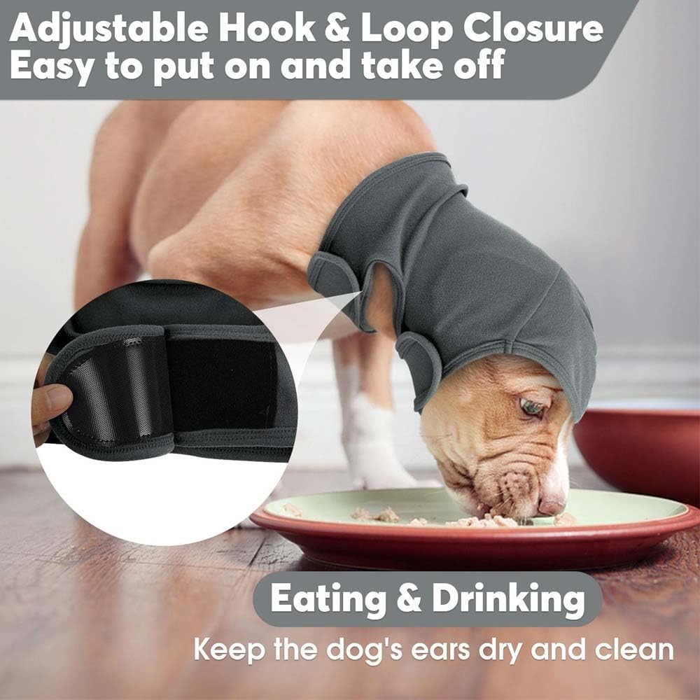 Ear Muffs for Dogs Noise Reduction Protector Dog Ears Anti-Anxiety Headphones for Dogs Pyrotechnics Hat for Dog Clothes and Accessories Dogs (M) 6