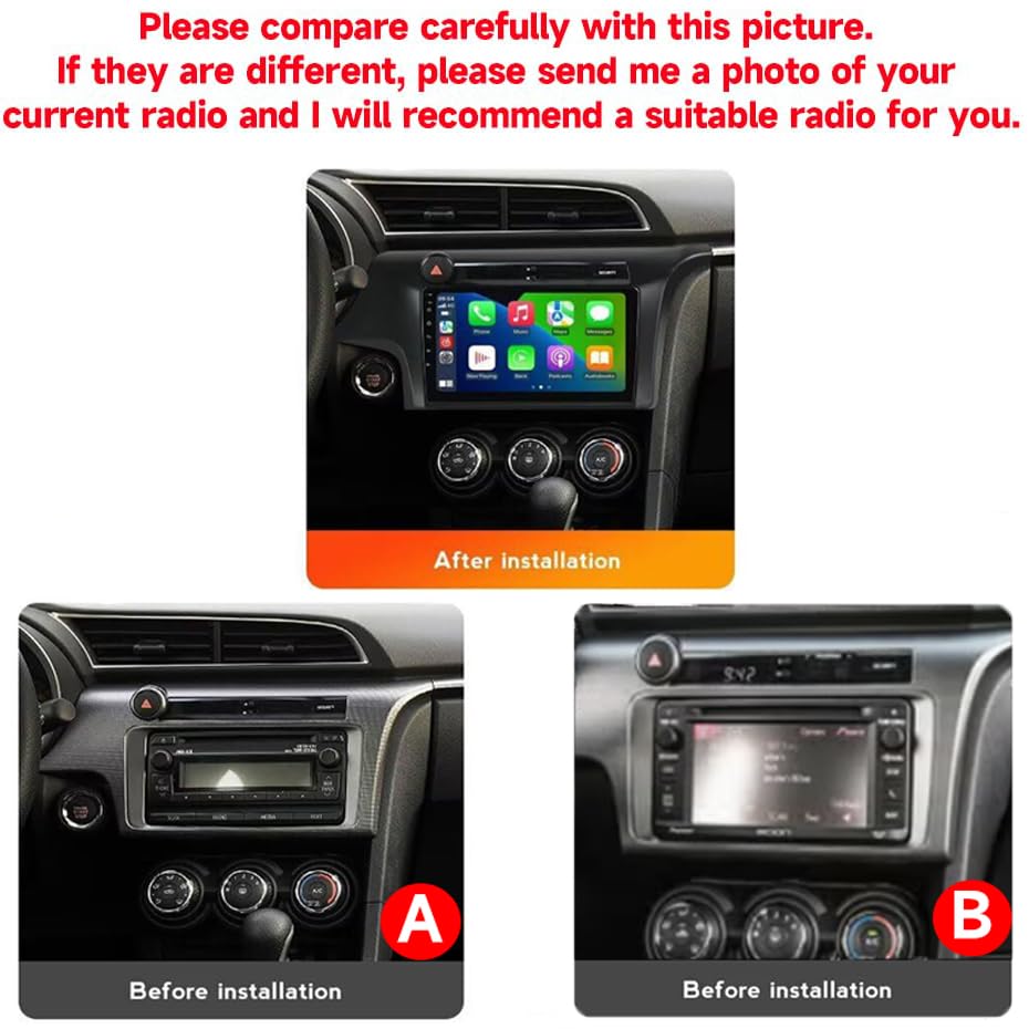 Car Radio For Toyota Scion TC 2011-2015, 9 Inch Android 15 Touch Screen...