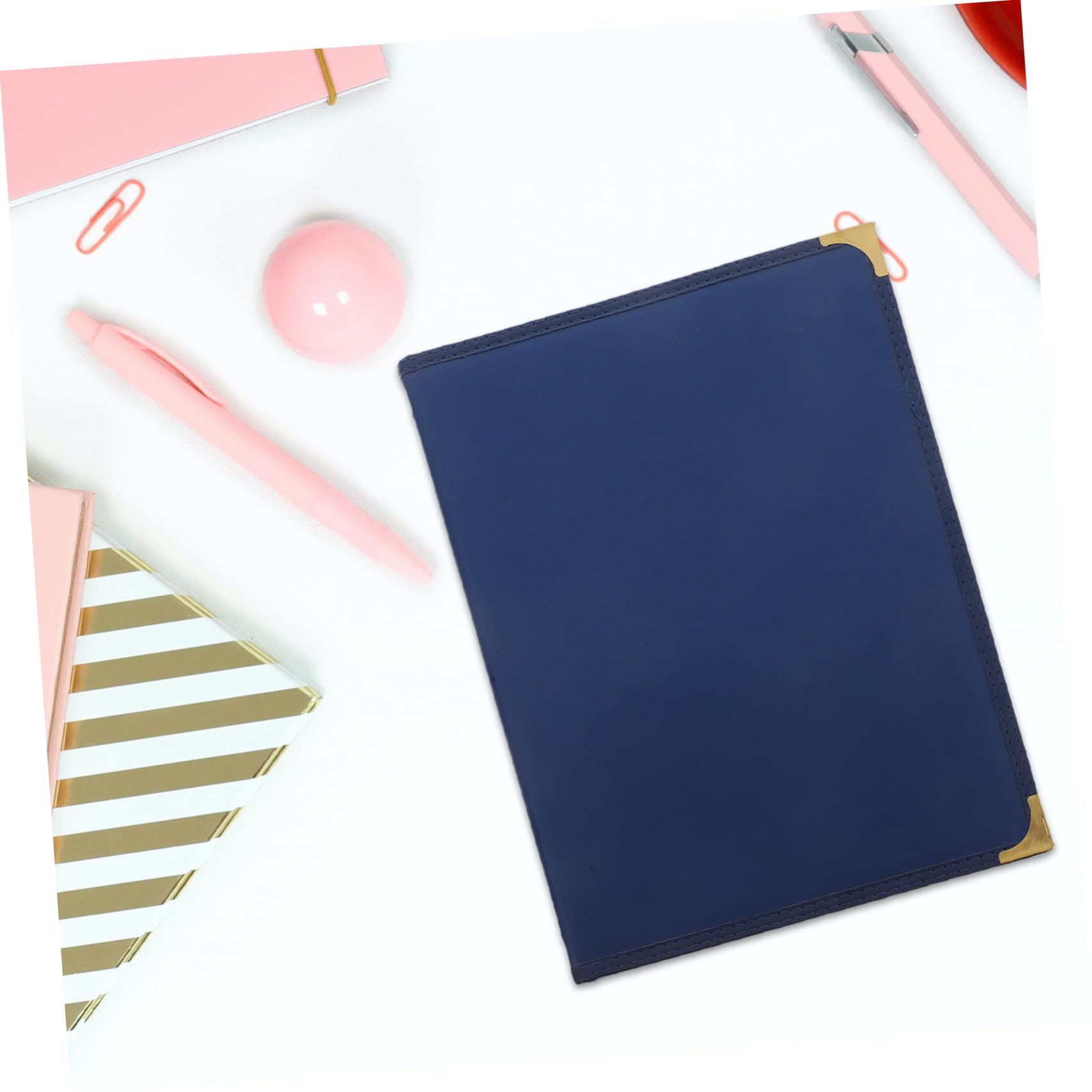 2piezas Portamenús De Piel Sintética Con Fundas Transparentes Para Restaurantes y Cafeterías De Menú Con Páginas y Caras Para Listas De Comida y Bebidas
