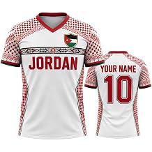 Personalized Jordan Soccer Jersey 2026 - Custom Jordan Jersey Shirts, Fans Team Jordanian Flag Pride T Shirts
