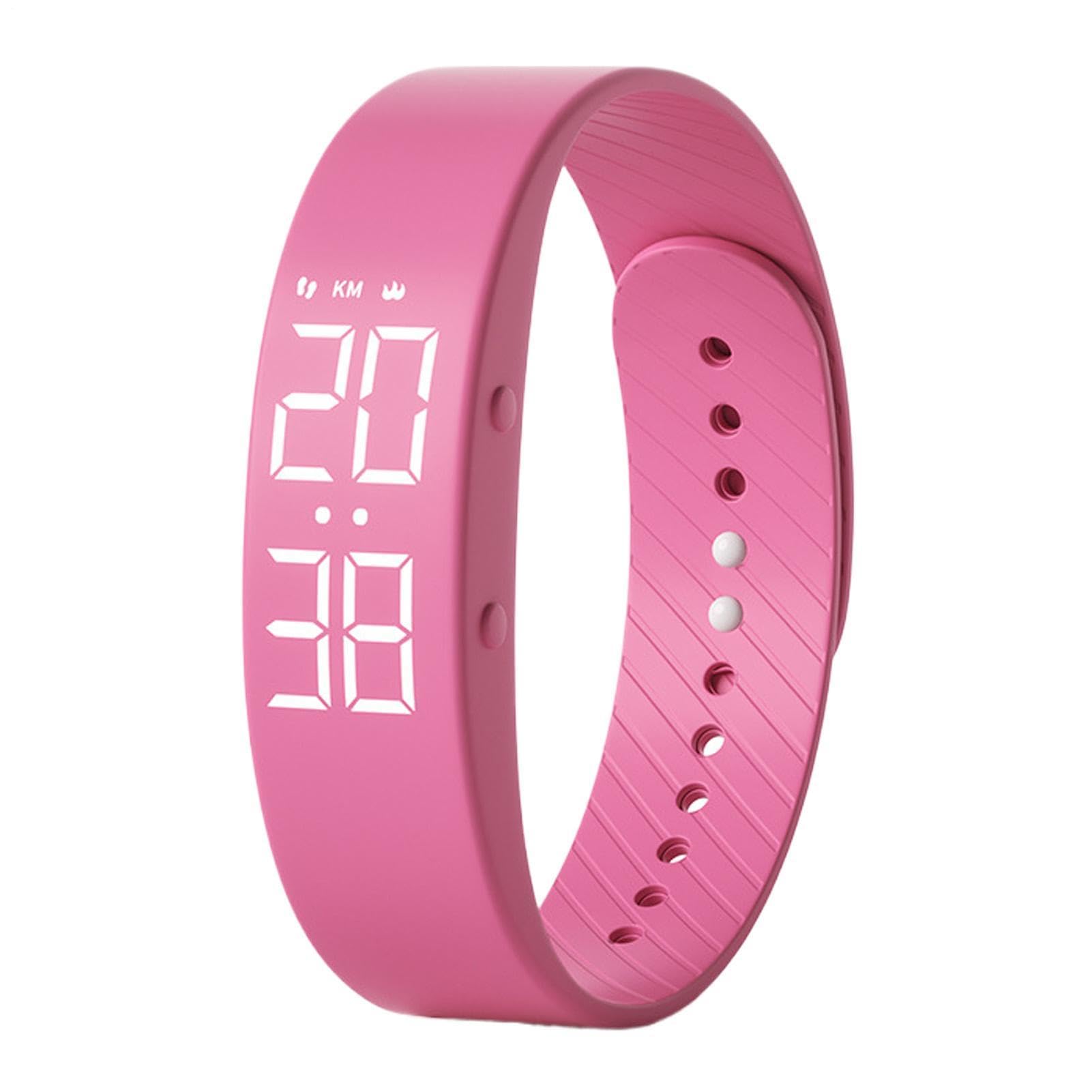 Reloj con alarma vibratoria silenciosa y diseño impermeable de silicona para estudiantes 8