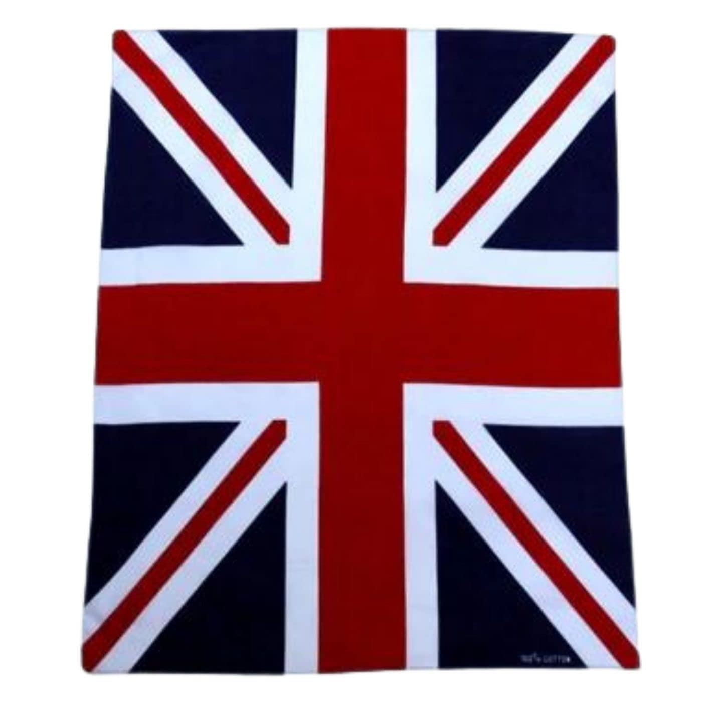 Topkids Accessories Black Bandanas Headband Skull Pirate Hair Scarf Men Women Motorbike Mask Gothic Alternative Clothing Crossbones Motorcycle Cotton Headscarf (British Flag)