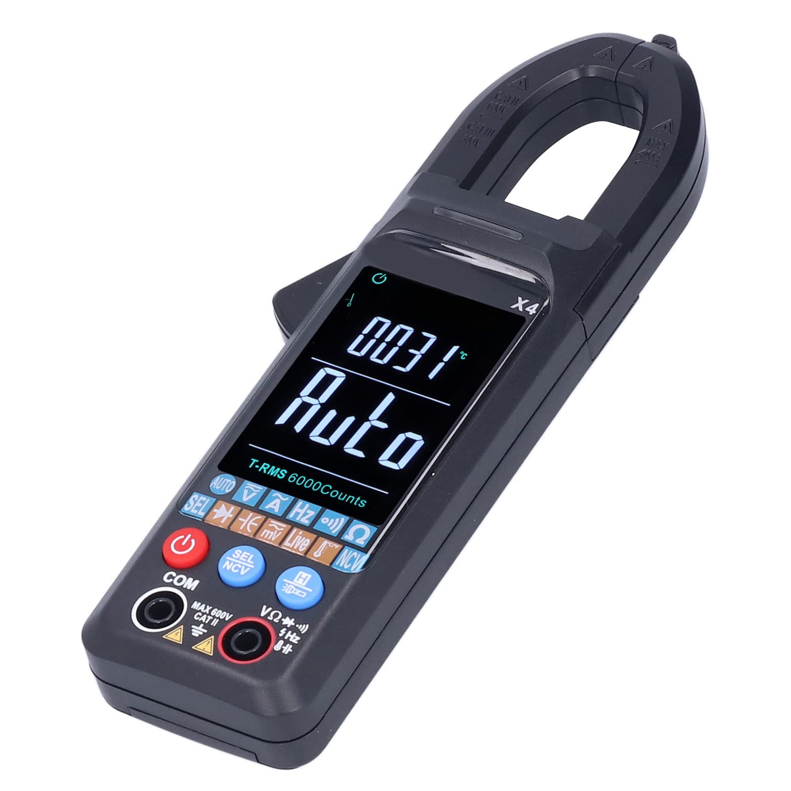 X4 Pinza amperometrica AC Funzione completa Tester di tensione intelligente ad alta precisione Multimetro a pinza intelligente multifunzionale per uso domestico in fabbrica