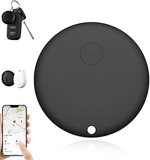 Rastreador GPS Safesync, Rastreador GPS Antipérdida, Rastreo Preciso en Tiempo Real, Apto para Personas Mayores, Niños, Autos y Mascotas (1 Pieza Negra)