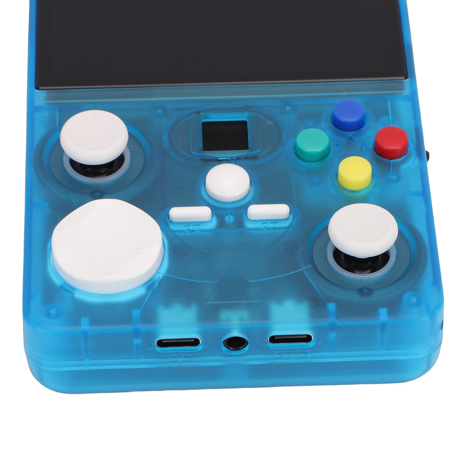 EMUKOEP Console di Gioco Portatile con Doppio Joystick con Schermo MIPI HD da 4 Pollici, Operativo Open Source Vasta Libreria di Giochi (128G)