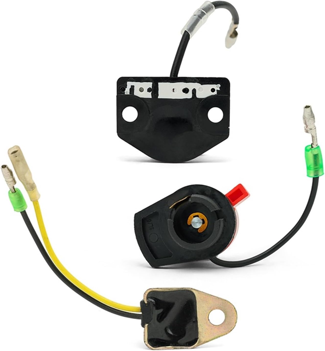 1PC Ey20 Ey28 Gasoline Engine Accessories Throttle Switch Flameout Stop Switch 168f 188f GX160 GX390 One Way Conduction(Brown)