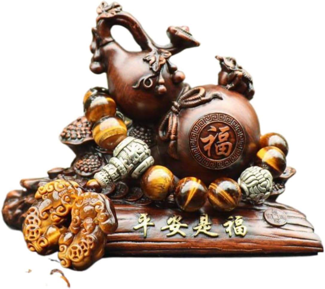 Fangool WW-09L2112629 葫芦(Gourd car Decoration) 汽车 As Blessing Gifts Bring Health Success Peaceful and Bag,Home,Wealth Suitable for Car Furniture,Office Other Scenes 摆件车载中控台平安车内创意装饰品男士高挡2025