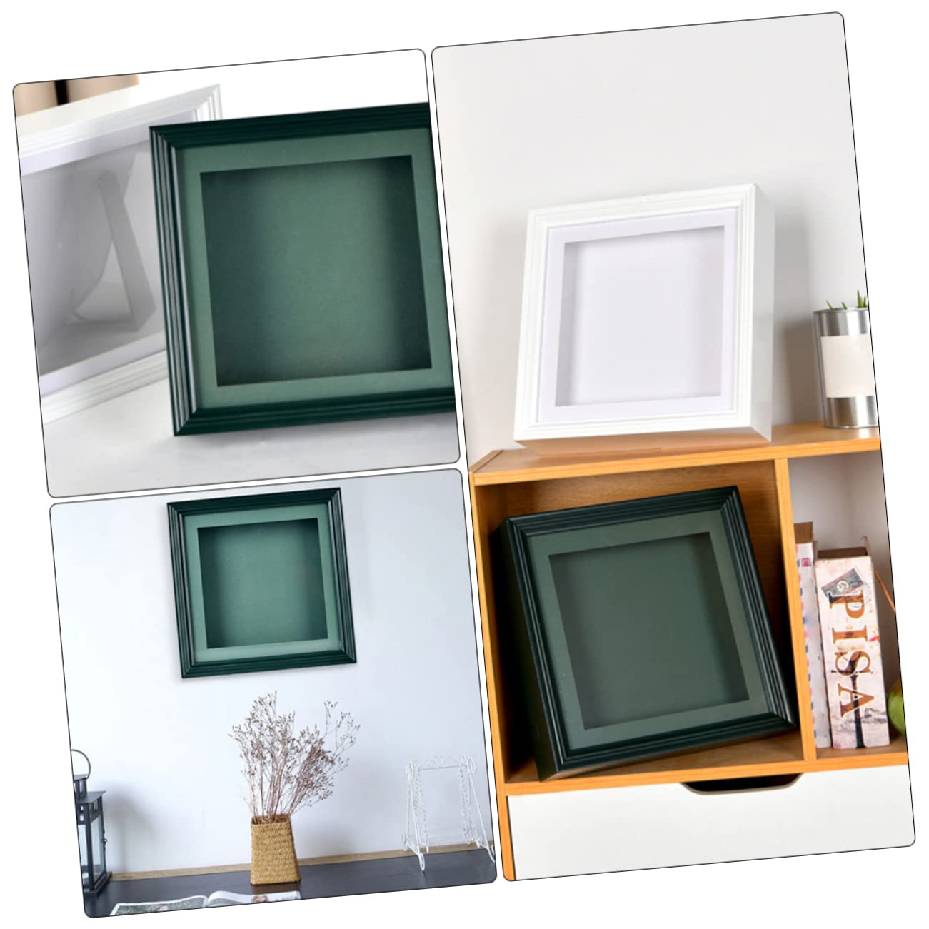 Marco de Fotos para Escritorio Decorativo Huellas de Manos y Pies para Shower y Dormitorio Infantil