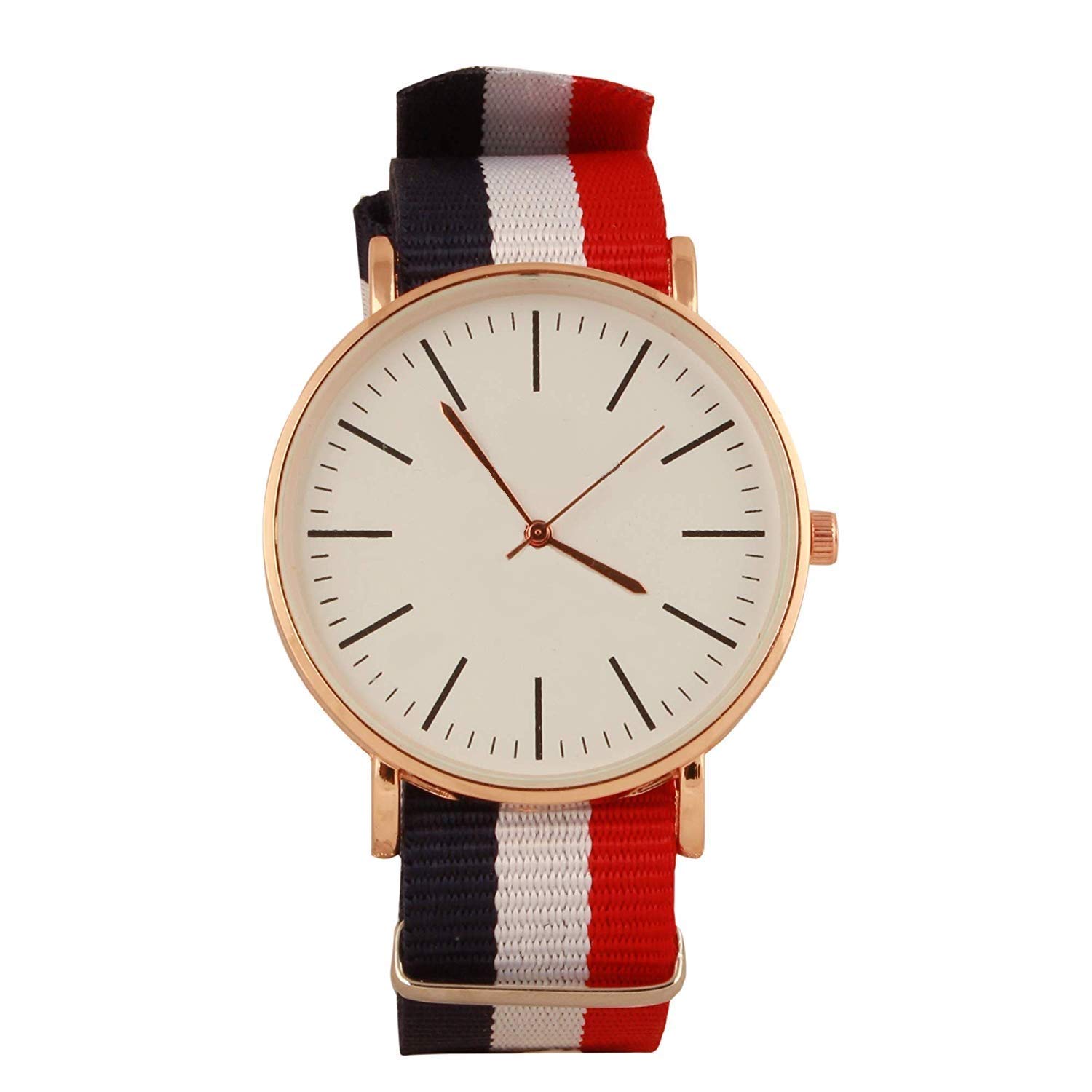unequetrend Case Ultra Thin Men Wrist Stainless Steel Fabric Strap Unisex Watch (B085FV3WSY) Amazon Price History, Amazon Price Tracker